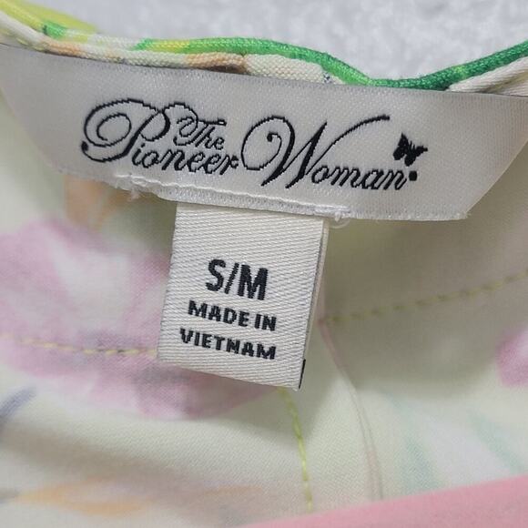NWT Pioneer Woman Dolman Topper S/M Chartreuse Floral - Picture 7 of 11